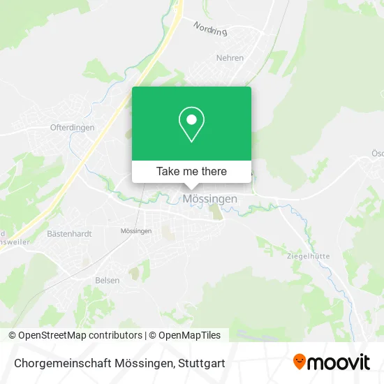 Карта Chorgemeinschaft Mössingen