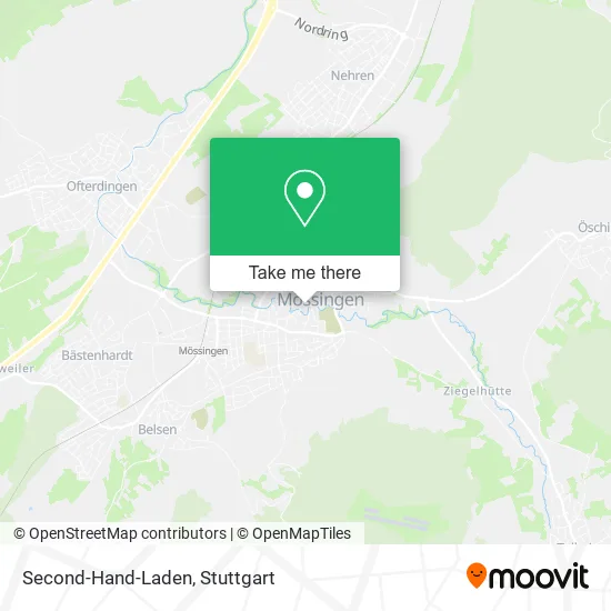 Карта Second-Hand-Laden