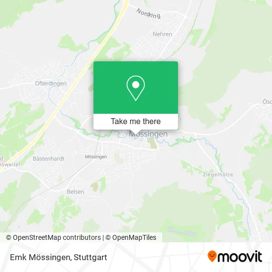 Карта Emk Mössingen