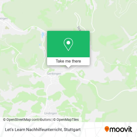 Карта Let's Learn Nachhilfeunterricht