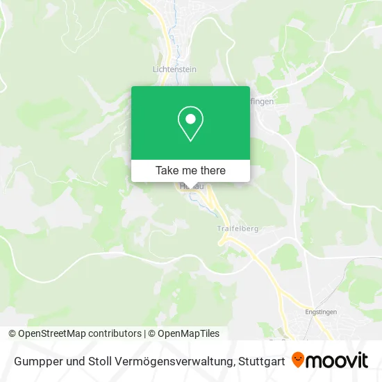 Карта Gumpper und Stoll Vermögensverwaltung