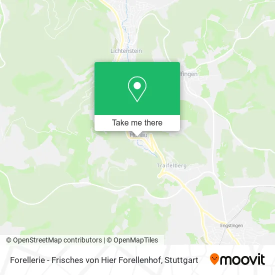 Карта Forellerie - Frisches von Hier Forellenhof