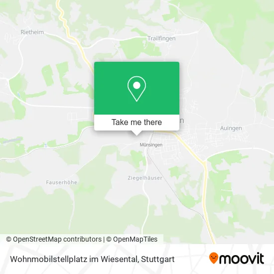 Карта Wohnmobilstellplatz im Wiesental