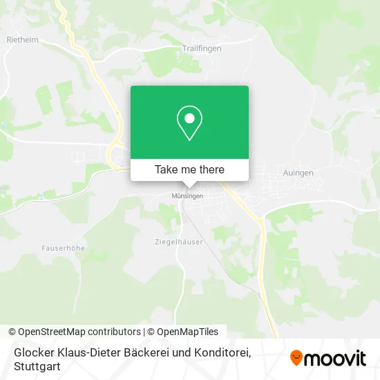 Карта Glocker Klaus-Dieter Bäckerei und Konditorei