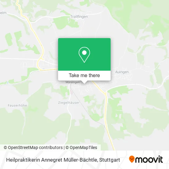 Карта Heilpraktikerin Annegret Müller-Bächtle
