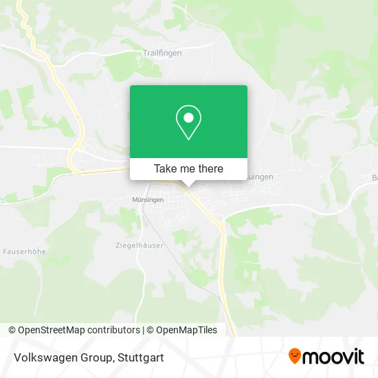 Карта Volkswagen Group