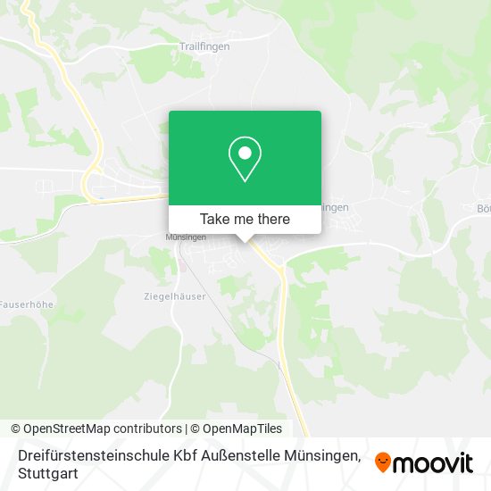 Dreifürstensteinschule Kbf Außenstelle Münsingen map