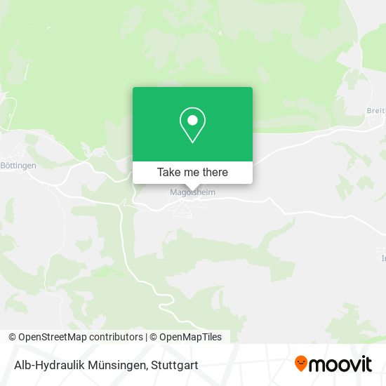 Alb-Hydraulik Münsingen map
