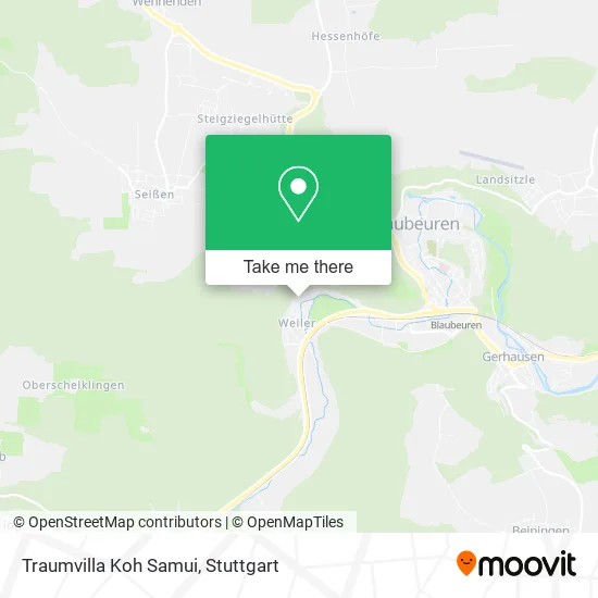 Карта Traumvilla Koh Samui