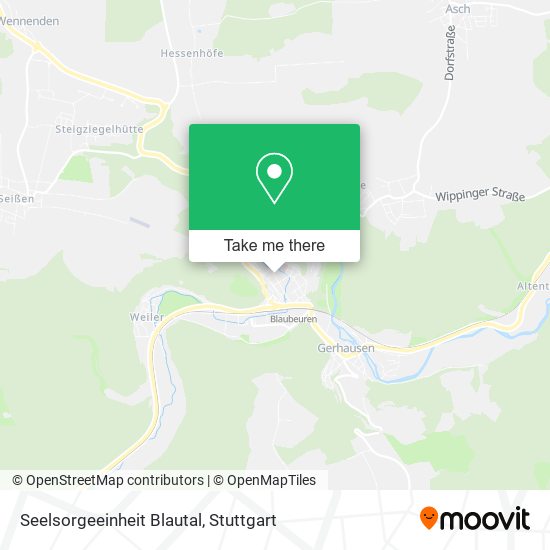 Seelsorgeeinheit Blautal map