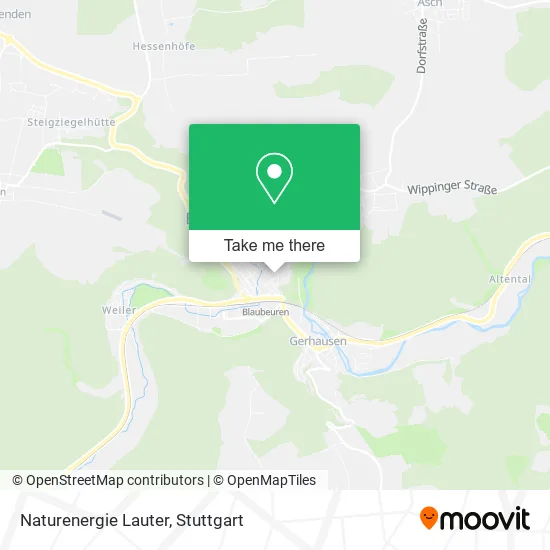 Карта Naturenergie Lauter