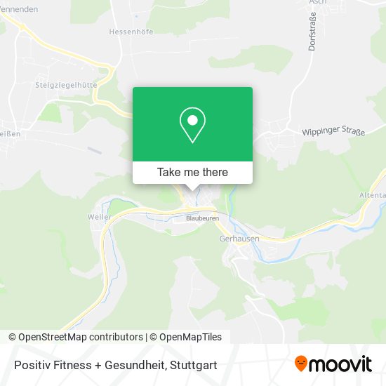 Positiv Fitness + Gesundheit map