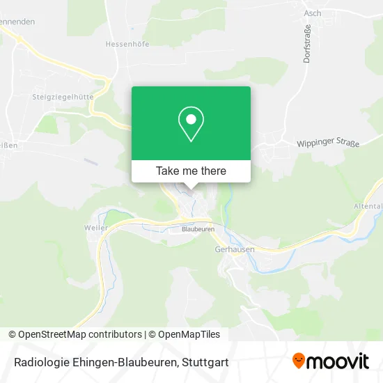 Карта Radiologie Ehingen-Blaubeuren