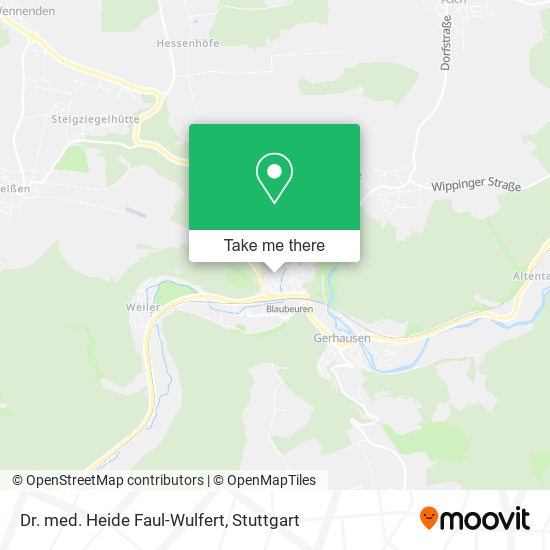 Dr. med. Heide Faul-Wulfert map