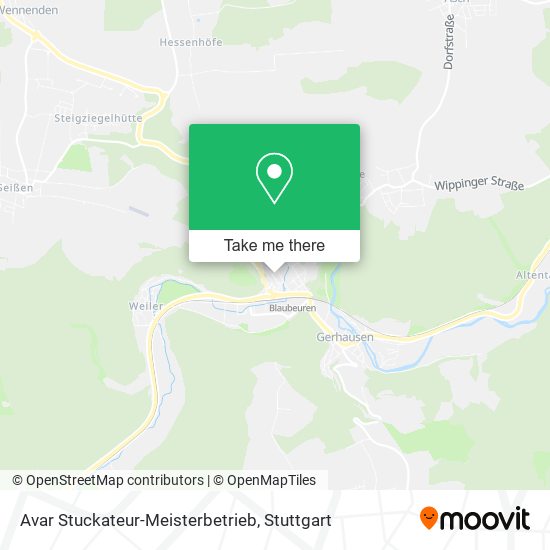 Avar Stuckateur-Meisterbetrieb map