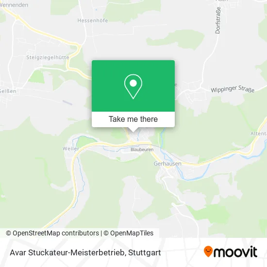 Карта Avar Stuckateur-Meisterbetrieb