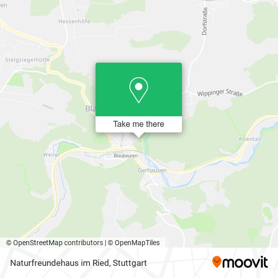 Naturfreundehaus im Ried map
