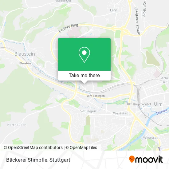 Карта Bäckerei Stimpfle