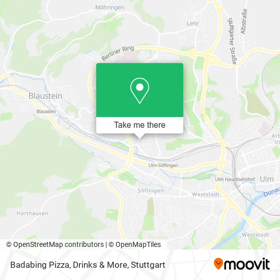 Карта Badabing Pizza, Drinks & More