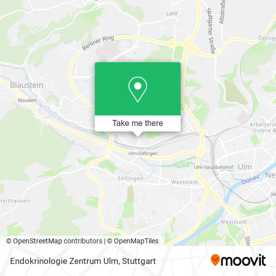 Карта Endokrinologie Zentrum Ulm