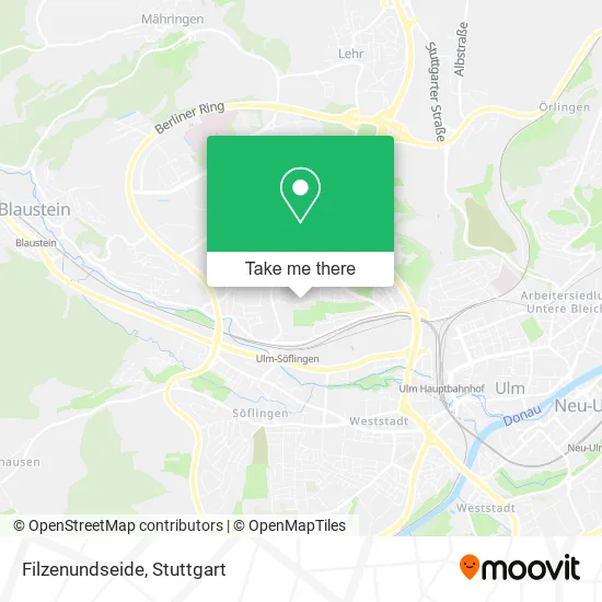 Карта Filzenundseide