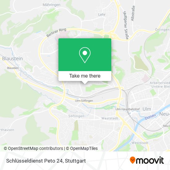 Schlüsseldienst Peto 24 map