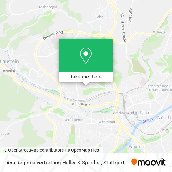 Axa Regionalvertretung Haller & Spindler map