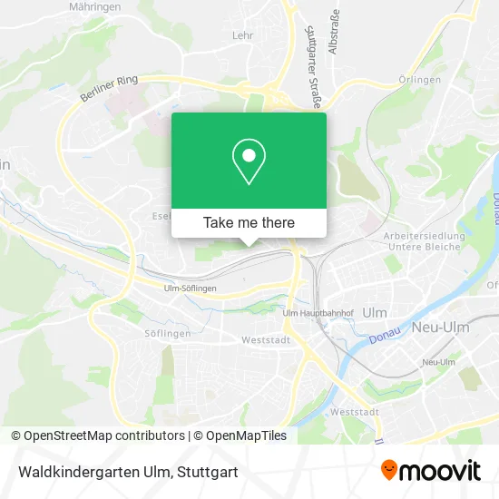 Карта Waldkindergarten Ulm
