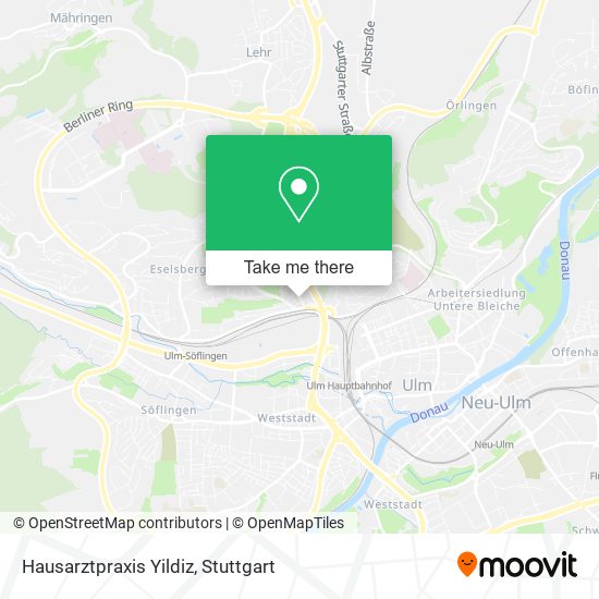 Hausarztpraxis Yildiz map