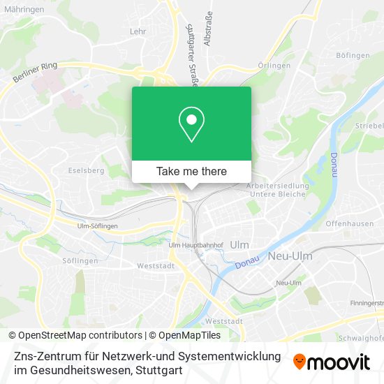 Карта Zns-Zentrum für Netzwerk-und Systementwicklung im Gesundheitswesen