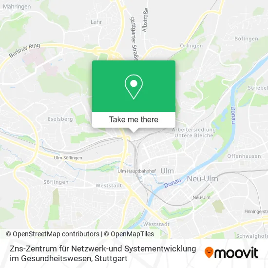Карта Zns-Zentrum für Netzwerk-und Systementwicklung im Gesundheitswesen
