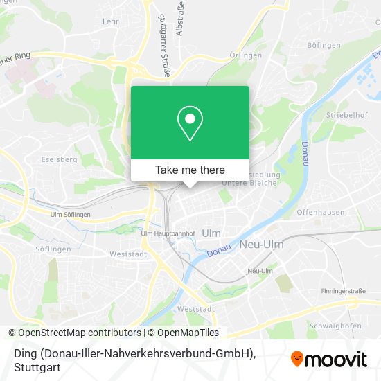 Ding (Donau-Iller-Nahverkehrsverbund-GmbH) map