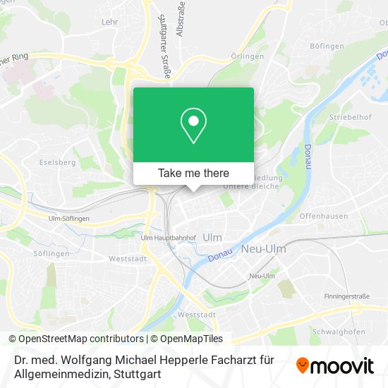 Dr. med. Wolfgang Michael Hepperle Facharzt für Allgemeinmedizin map