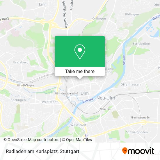 Карта Radladen am Karlsplatz