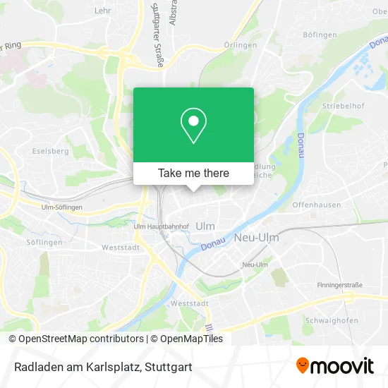 Карта Radladen am Karlsplatz