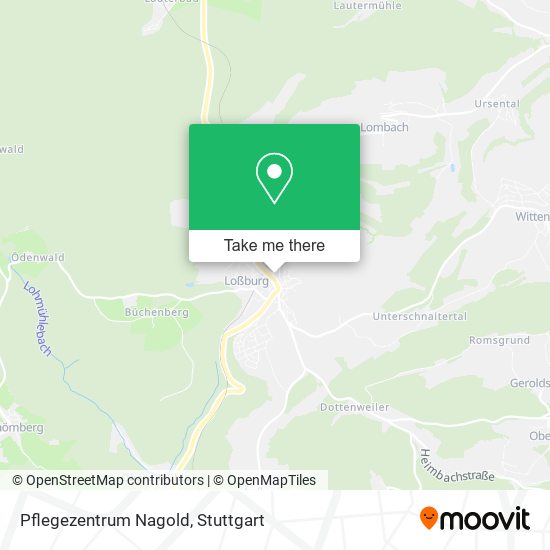 Карта Pflegezentrum Nagold