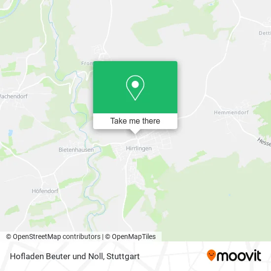 Карта Hofladen Beuter und Noll