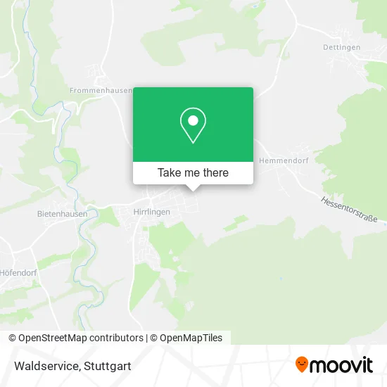 Карта Waldservice