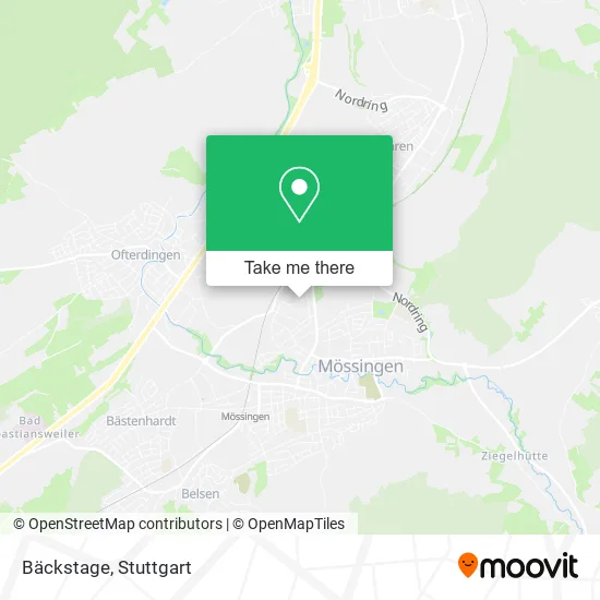 Карта Bäckstage