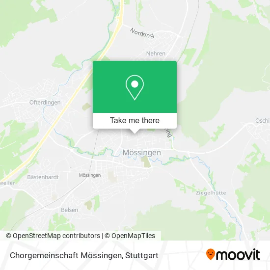 Карта Chorgemeinschaft Mössingen