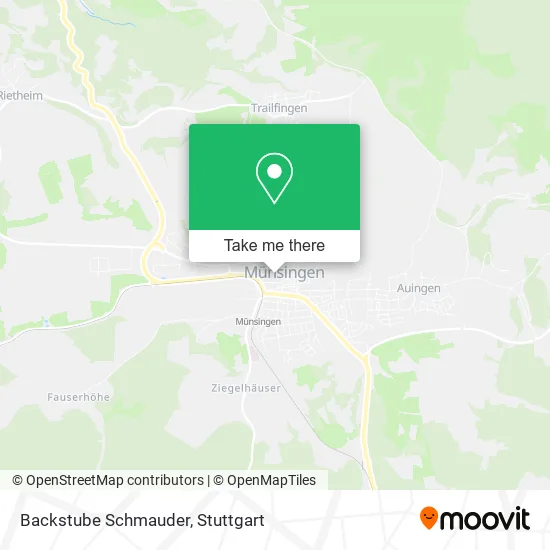 Карта Backstube Schmauder