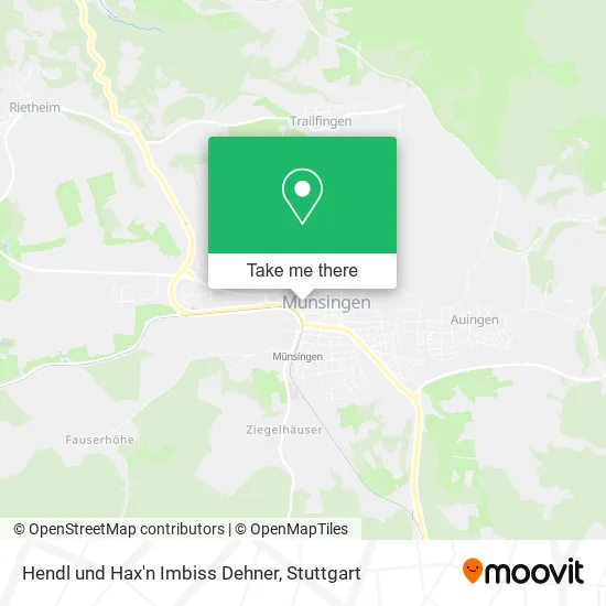 Карта Hendl und Hax'n Imbiss Dehner