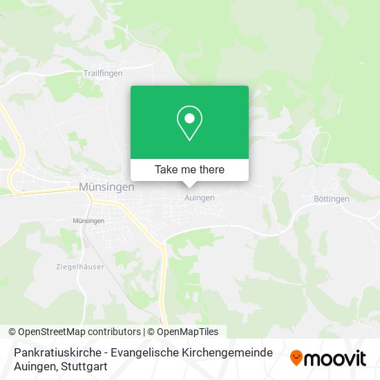 Pankratiuskirche - Evangelische Kirchengemeinde Auingen map