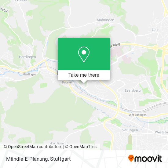 Карта Mändle-E-Planung