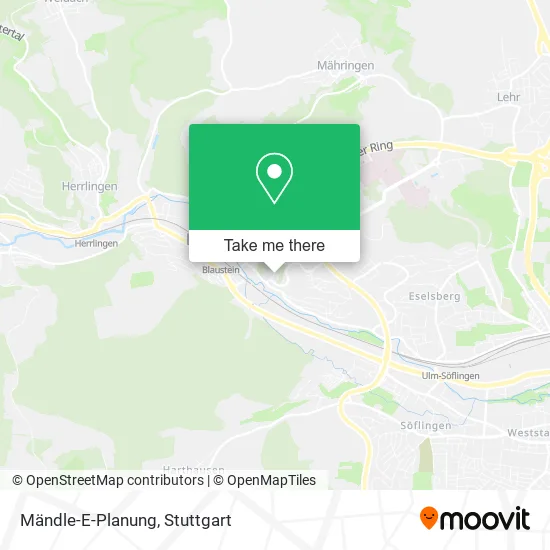 Карта Mändle-E-Planung