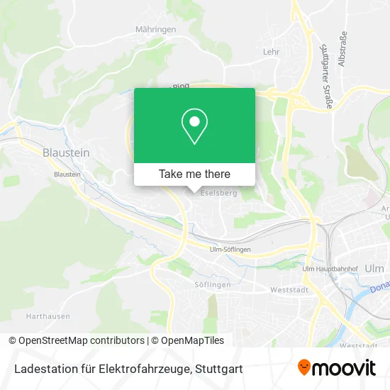 Карта Ladestation für Elektrofahrzeuge