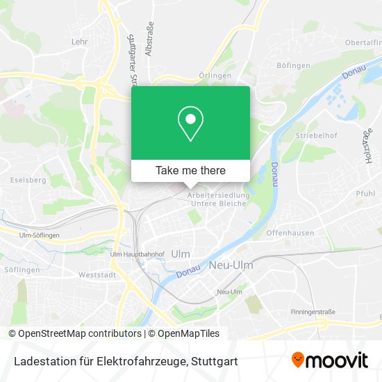 Ladestation für Elektrofahrzeuge map