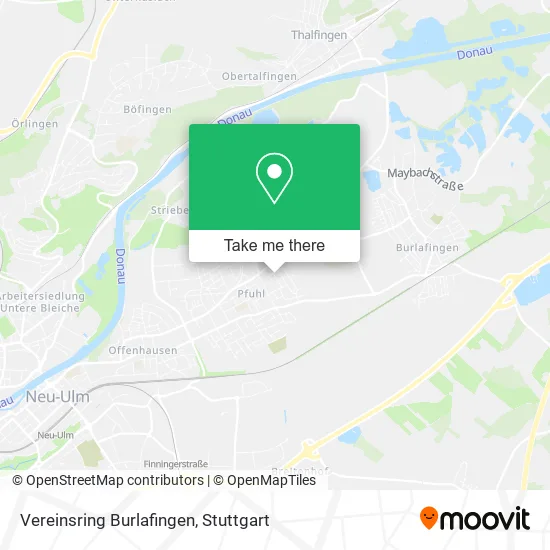 Карта Vereinsring Burlafingen