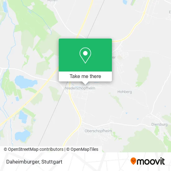 Карта Daheimburger