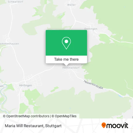 Карта Maria Will Restaurant